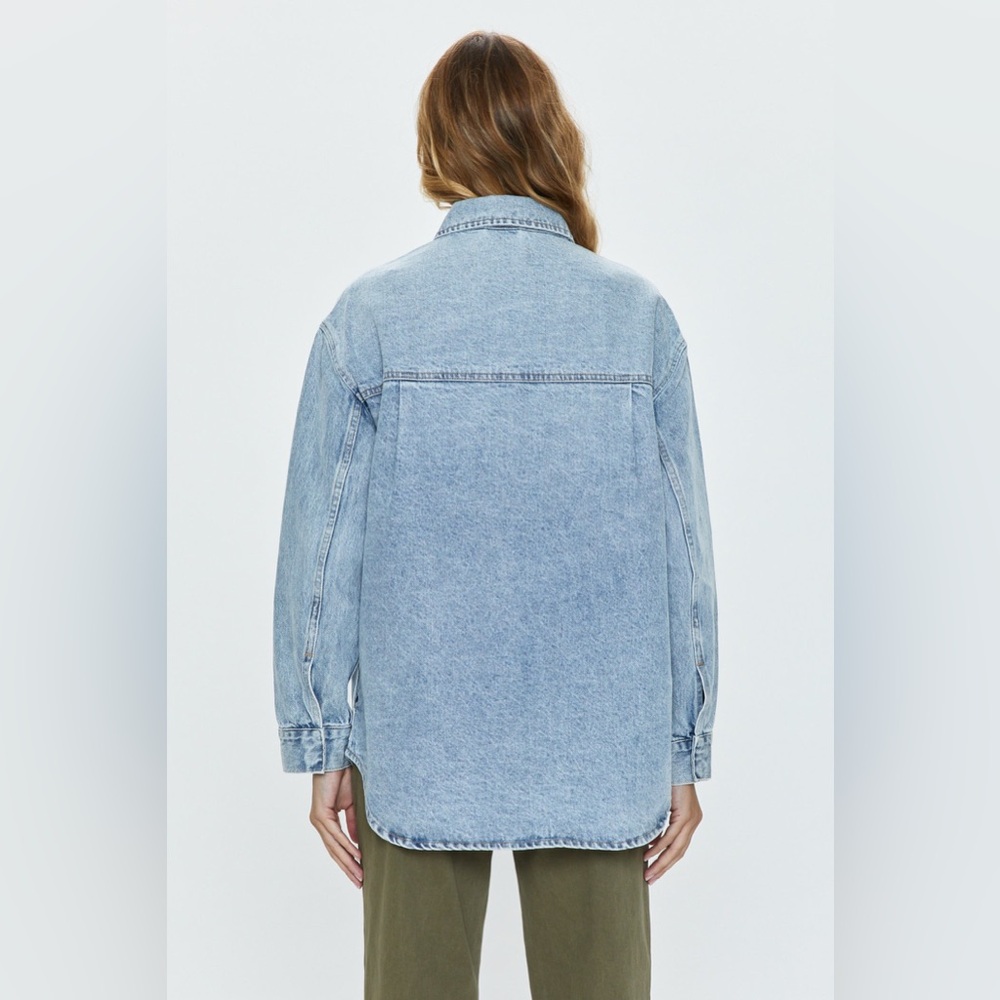 pistola Light Blue Denim Jean Jacket - Picture 3 of 13